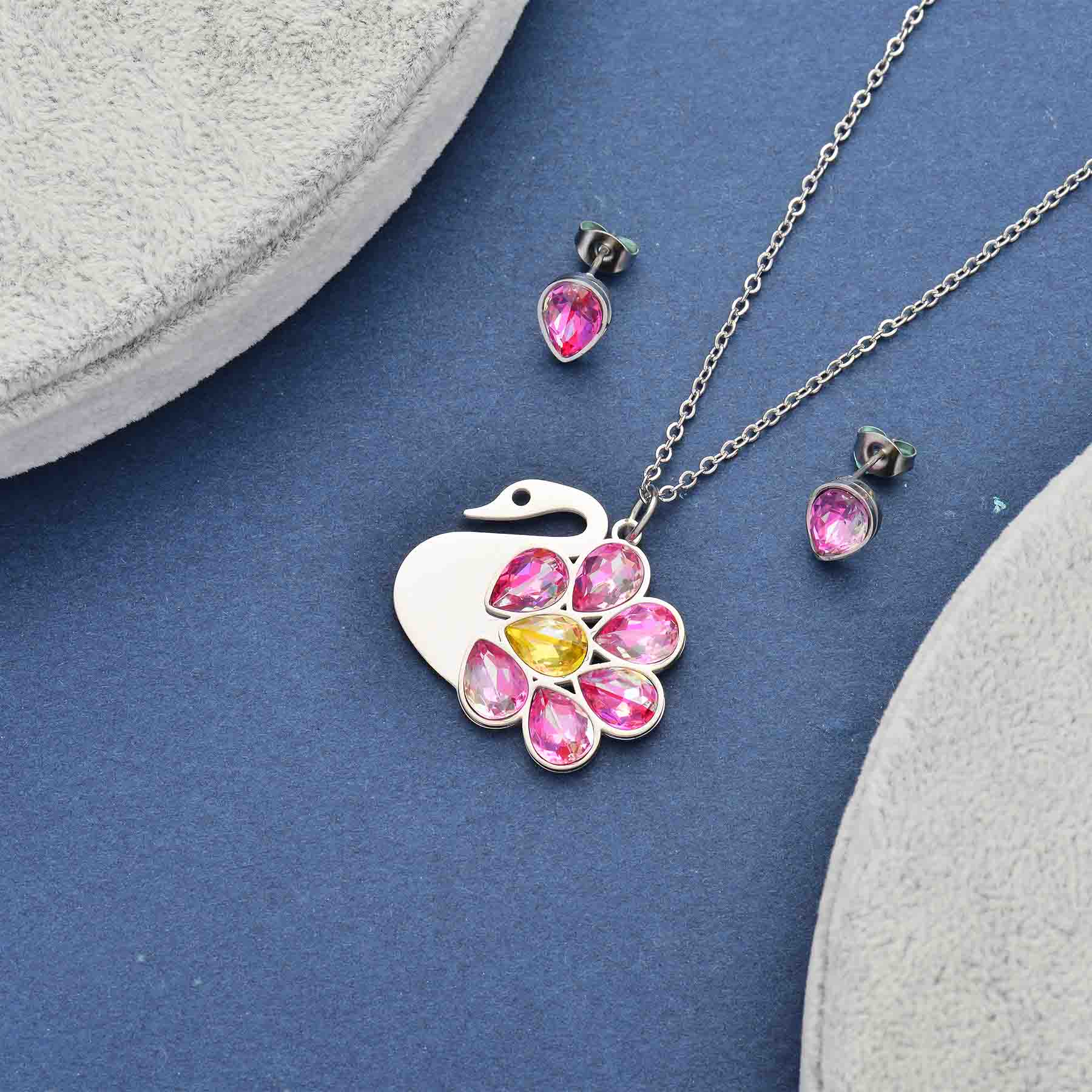 Conjunto de Acero Inoxidable para Mujer al por Mayor -SSCSG143-34389