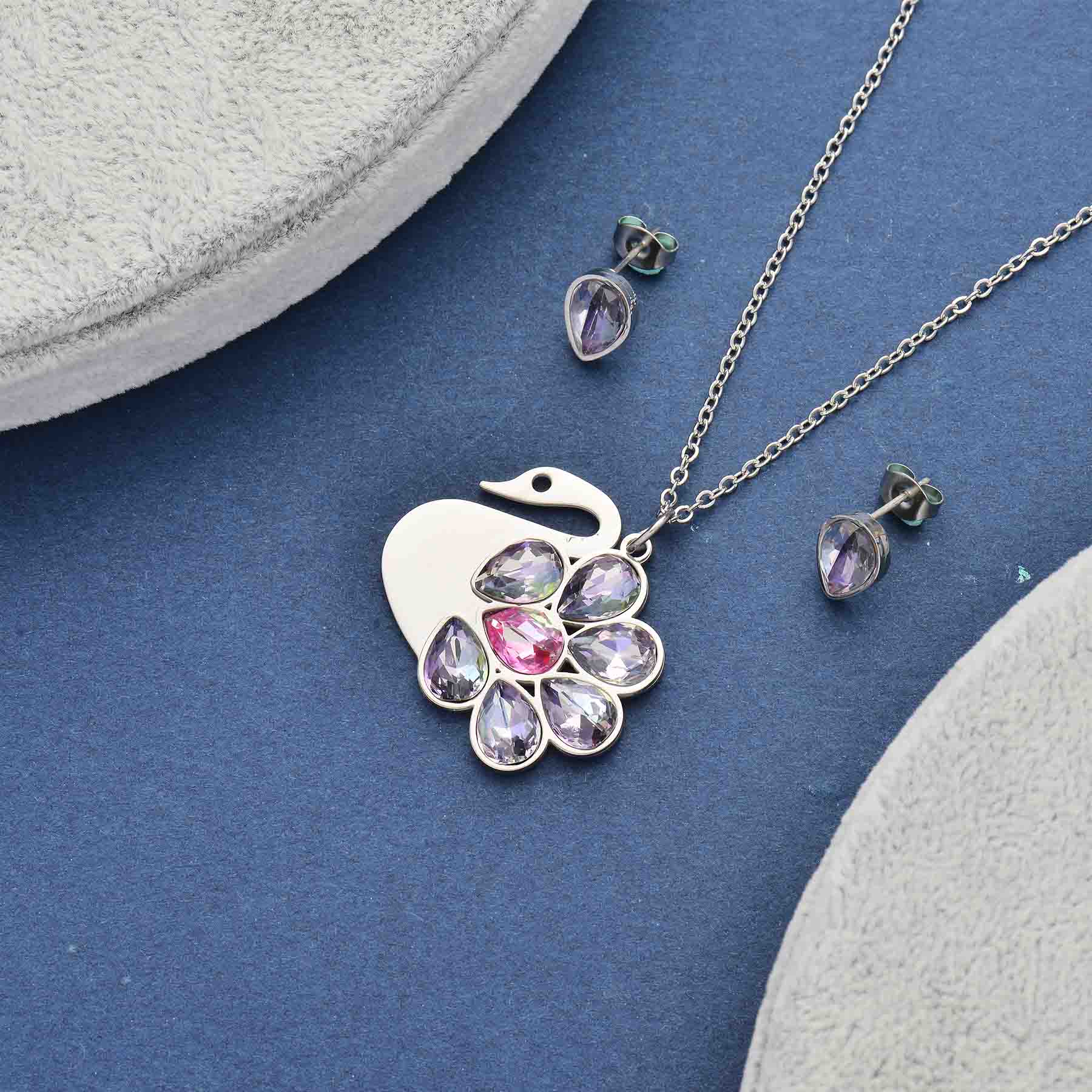 Conjunto de Acero Inoxidable para Mujer al por Mayor -SSCSG143-34391