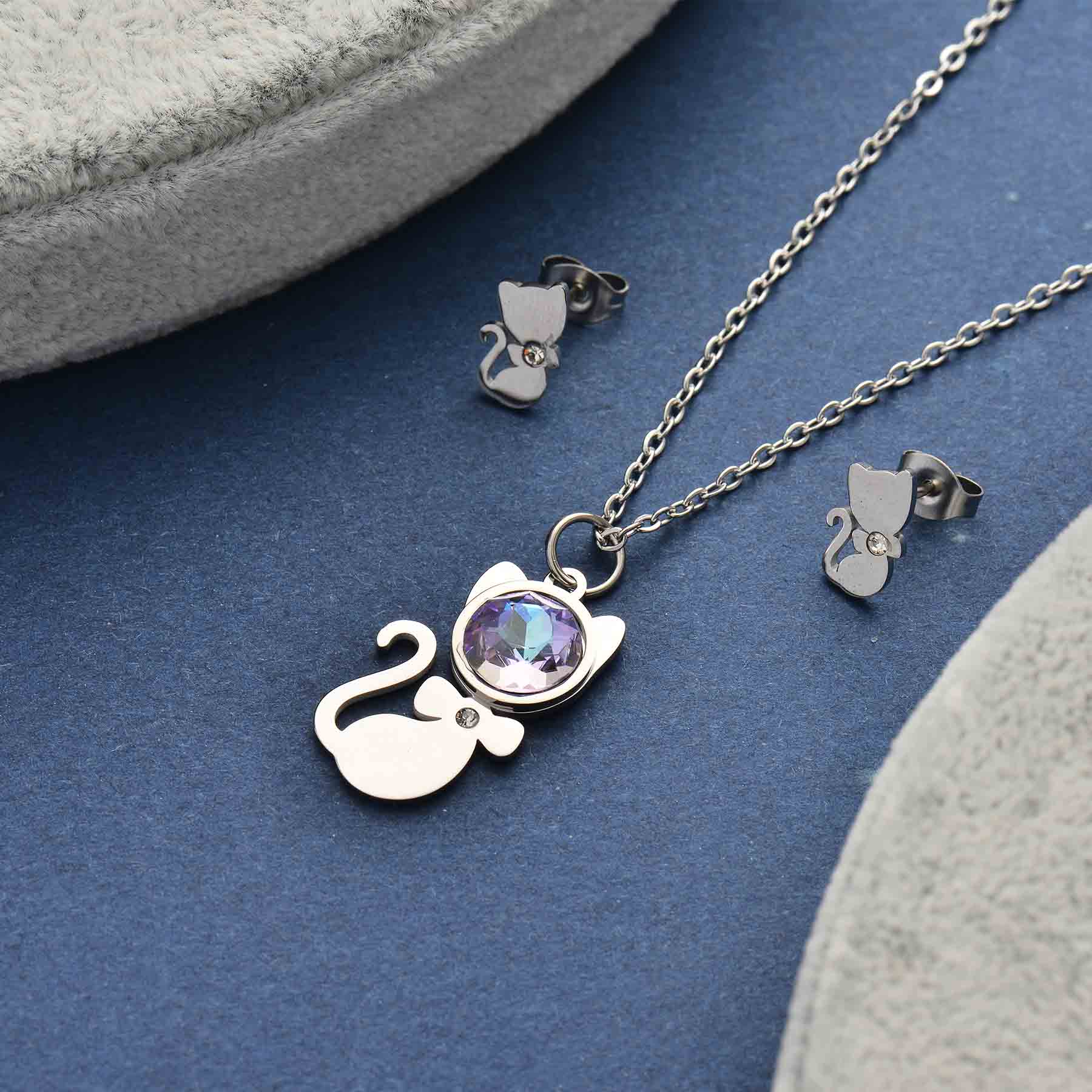 Conjunto de Acero Inoxidable para Mujer al por Mayor -SSCSG143-34521