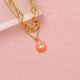 Collares de Acero Inoxidable para Mujer al por Mayor -SSNEG142-34762