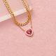 Collares de Acero Inoxidable para Mujer al por Mayor -SSNEG142-34750