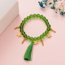 Pulseras de Bolitas con Borla para Mujeres -SSBTG142-34664