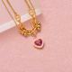 Collares de Acero Inoxidable para Mujer al por Mayor -SSNEG142-34738
