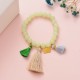 Pulseras de Bolitas con Borla para Mujeres -SSBTG142-34657