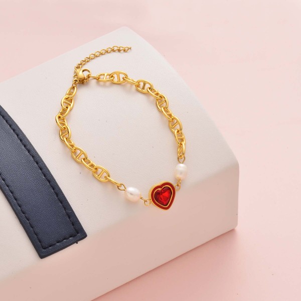 Pulseras de Acero Inoxidable para Mujer al por Mayor -SSBTG142-34721