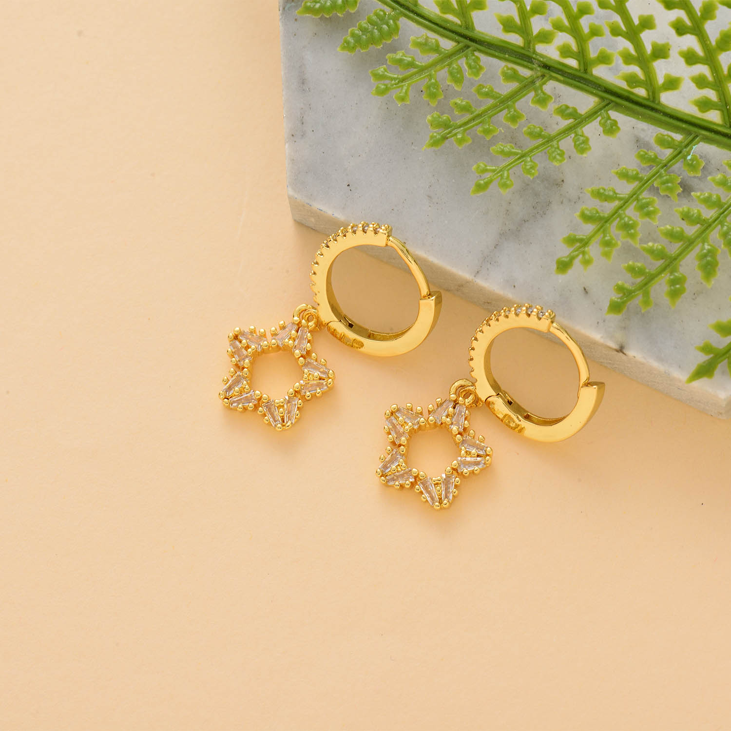 Aretes de Oro Laminado para Damas Mayoreo -BREGG154-35109