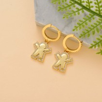 Aretes de Oro Laminado para Damas Mayoreo -BREGG154-35096