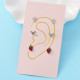 Aretes de Acero Inoxidable para Mujer al por Mayor -SSEGG143-35356