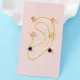 Aretes de Oro Laminado para Damas Mayoreo -BREGG143-35300