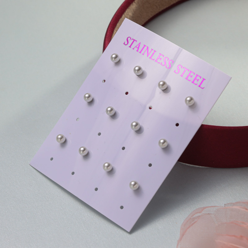 Aretes de Acero Inoxidable para Mujer al por Mayor -SSEGG126-35510