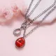 Collares de Acero Inoxidable para Mujer al por Mayor -SSNEG142-35636