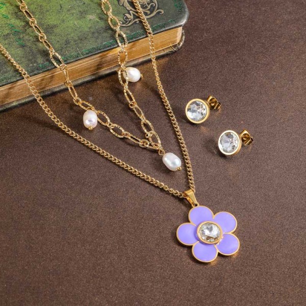 Conjunto de Acero Inoxidable para Mujer al por Mayor -SSCSG142-35852
