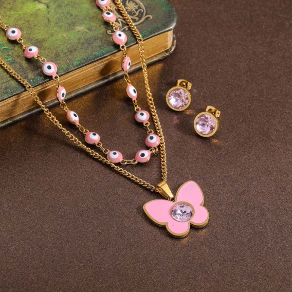 Conjunto de Acero Inoxidable para Mujer al por Mayor -SSCSG142-35835