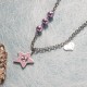 Collares de Acero Inoxidable para Mujer al por Mayor -SSNEG142-35802
