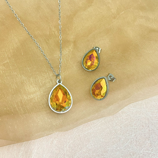 Conjunto de Acero Inoxidable para Mujer al por Mayor