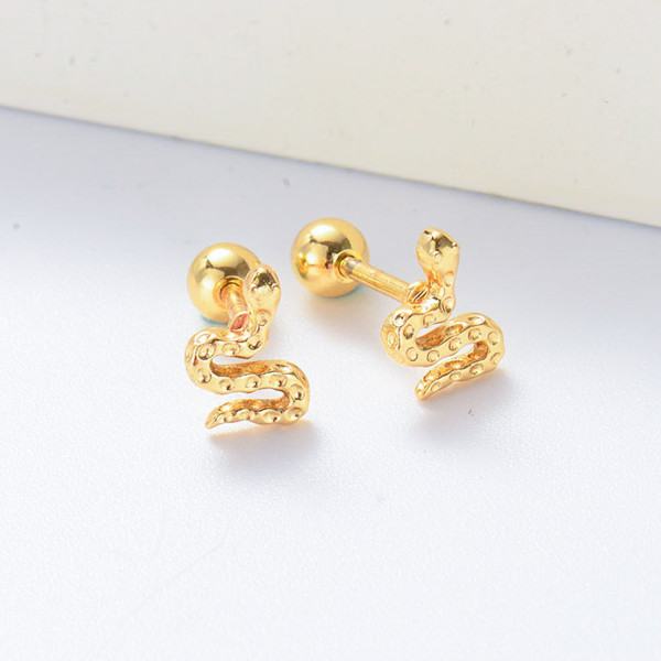 Aretes de Oro Laminado para Damas Mayoreo