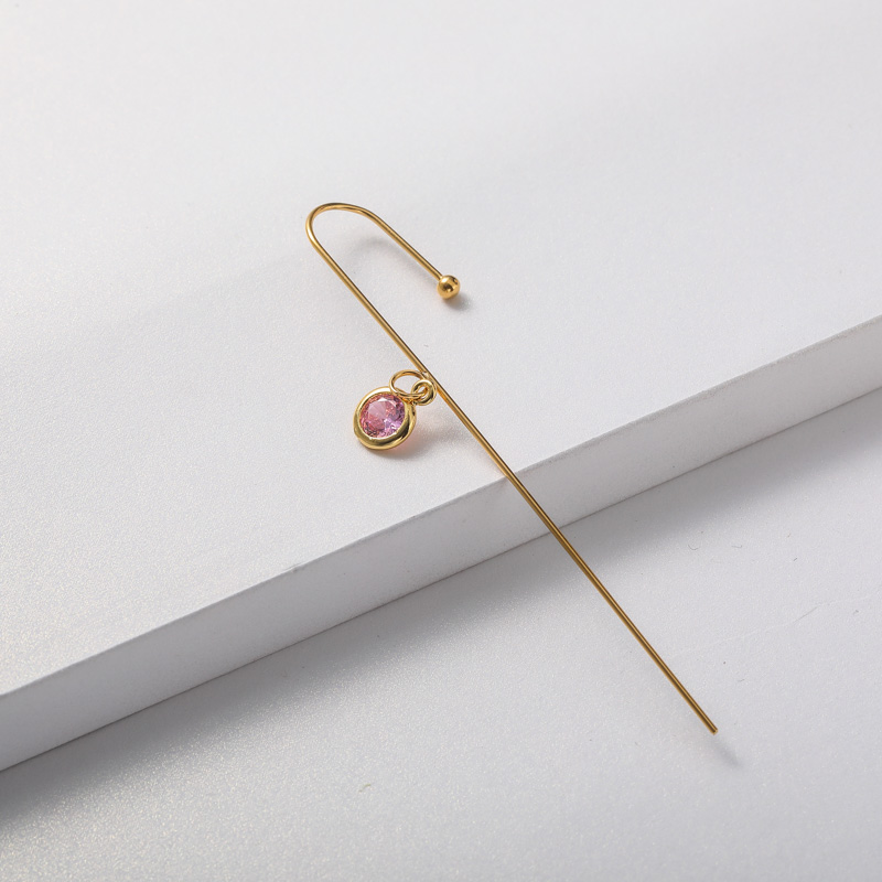 aretes estilo nuevo color dorado oro 18k con piedras