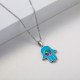 collares personalizados mujer con ojo de fatima seleste piedra