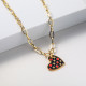 collares de mujer con cadena especial dije corazon