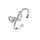 pulsera en forma de lazo con diamantes para mujer
