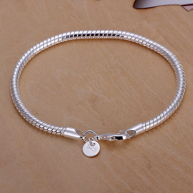 pulseras personalizados plateados de moda para mujer