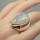 anillos lujos de piedra de luna antiguos para mujer