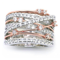 anillos de diamantes circonitas personalizados  para mujer