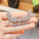 artes sencillos de diamantes de moda para mujer
