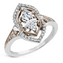 anillo de compromiso de diamante para mujer