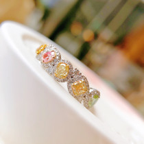 anillos lujos de natural piedras de colores para mujer