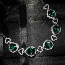 pulsera de tanzanite esmeralda rubí diamante para mujer
