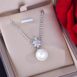 collar de gran perla personalizado para mujer