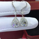 aretes de diamantes de corazones y flechas para mujer juveniles