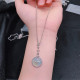 collares de concha de diamante para mujer