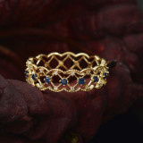 anillos antiguos de oro con piedras preciosas para mujer