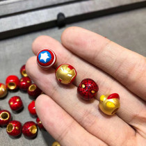 pulseras de hilo rojo con superhéroe hombre araña hombre de hierro marvel