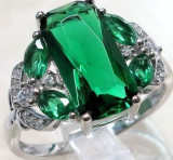 anillos lujos de compromiso de zafiro con diamante de moda para mujer