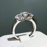 anillos ajustables de moda de diamantes para mujer