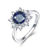 anillos de natural piedra preciosa de moda para mujer