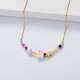 Collar aesthetic de acero inoxidable con colgante mariposo 18k por mayor