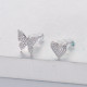 aretes de mujer plata 925 pareja mariposa corazoncito estilo especial