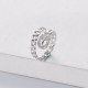 Anillos de Plata 925 ajustable con Diamantes triturados de moda cinto