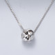 collar simple de moda en plata 925 al por mayor