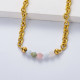collar de moda con Morganites de acero inoxidable 18k para mujer por mayor