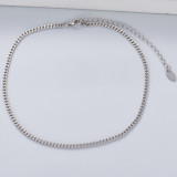 pulsera de plata 925 color silver cadena gruesa estilo en moda para mujer