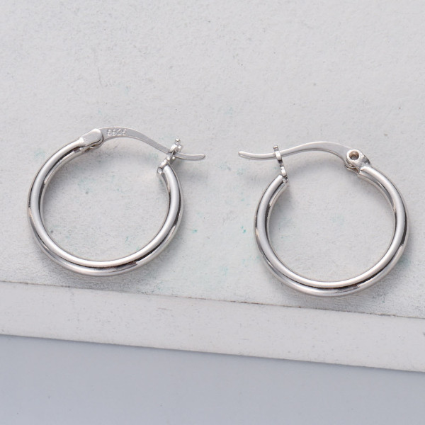 Pendientes aros de moda de plata 925 para mujer por mayor