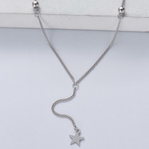 collar de estrellas plata 925 color silver estilo en moda para mujer
