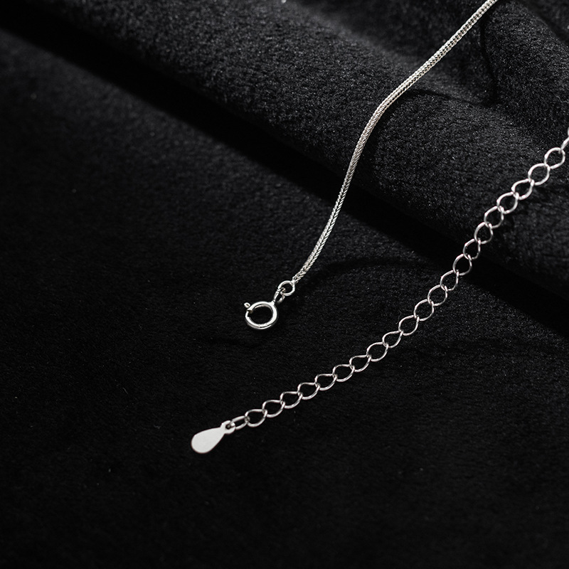 Collar mujer S925 cadena de clavícula de moda de plata