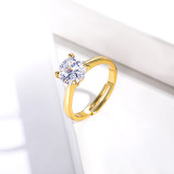 anillo de moda con circon para boda por mayor