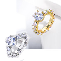 anillos de moda boda con circones para mujer por mayor